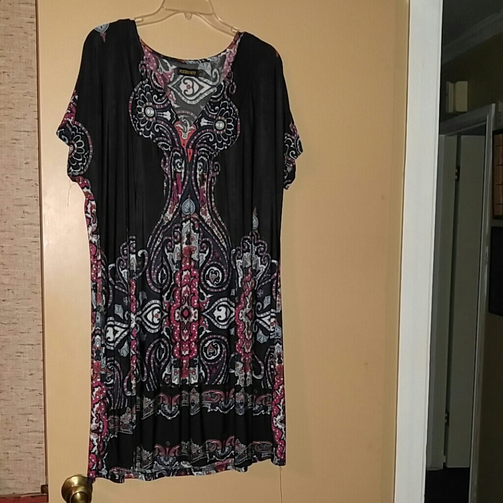 2x tunic colorful